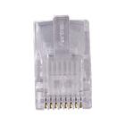 Conector Fortrek Rj45-201, Pacote C/ 100 Peças, Macho Cat5e