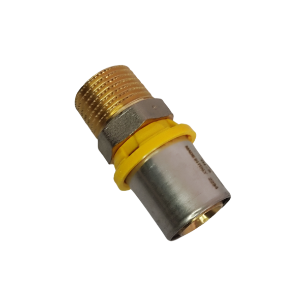 Conector Macho 1/2"x20mm Emmeti Tubo Multicamada Gaspex