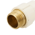 Conector Macho CPVC Roscável e Liso para Condução de Água Quente 22mm ou 3/4" Tigre