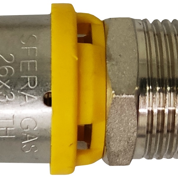 Conector Macho Prensar Gás 32mmx1" Multicamada Sferagas Kit C