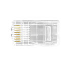 Conector Macho Rj-45 Evus Cat6 Utp 8x8 Pacote Com 100 C-099