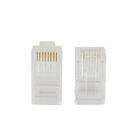 Conector Macho Rj-45 Evus Cat6 Utp 8x8 Pacote Com 100 C-099
