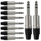 Conector P10 Stereo Macho Wc 1123 Wireconex 10 Unidades [f108]