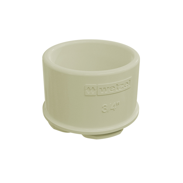 Conector P/ Poliwetzel Pvc Br 3/4" - Wetzel