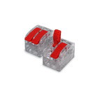 Conector para Chuveiro De Emenda Plástico 6mm Transparente