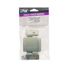 Conector para Sofá e Painel em Aço Prata 1 par Sfor