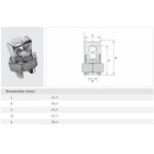Conector Parafuso Fendido Split Bolt 70 Mm² 3 Peças Intelli