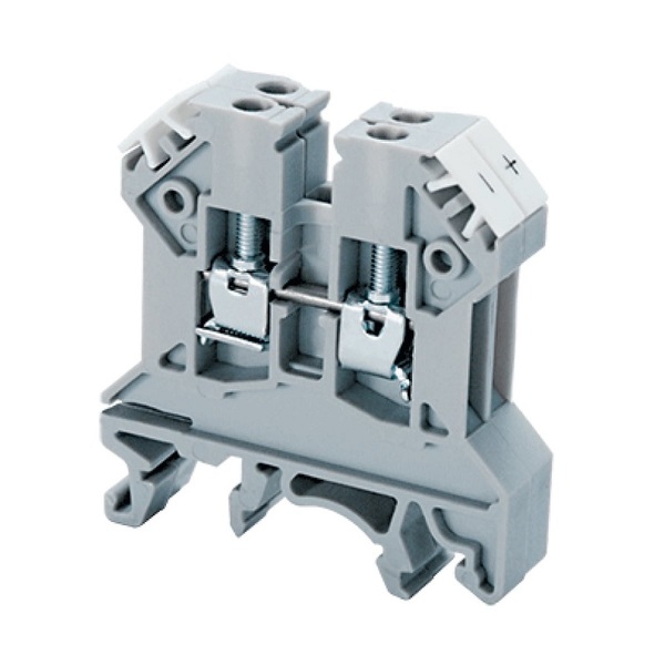 Conector Passagem Parafuso Para Termopar J Cinza Com Tampa Fi