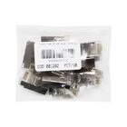 Conector Plug Modular Rj-45 Cabo De Rede Cat5 8x8 Blindado