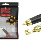 Conector Plug Rca 4mm Profissional Top De Linha Vermelho