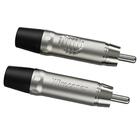 Conector Plug Rca Macho Wc 1212 Bk  Wireconex 10unidades - Pç