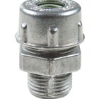 Conector Prensa-cabo 3/4" Alumínio - Bucha Na Cor Terra