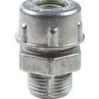 Conector Prensa-cabo 3/4" Alumínio - Bucha Na Cor Terra
