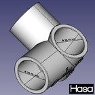 Conector Tubo Y3810cp