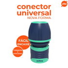 Conector Universal Mangueira E Torneira Nova Forma