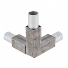 Conexão Alumínio 3 Saídas 20x20mm