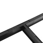 Conexão De Perfil T Mag. Embutir K20 Preto Ds9971 Delis St2796