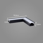 Conexão Emenda Em L P/ Perfil De Embutir Garbo Teto/teto Usin