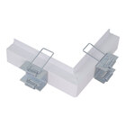 Conexão Emenda L Branca Parede/teto P/ Perfil Embutir Garbo U