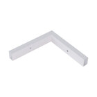 Conexão Emenda L Branco P/ Perfil Sobrepor Wood P/ Quina 3076