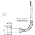 Conexão Flexível Escape Triturador Tramontina Polipropileno