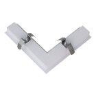 Conexão Junção Em L Branco P/ Perfil De Embutir Wood Teto-tet