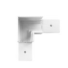 Conexão Magnética Sobrepor Em L P/ Perfil G20 Branco Ds9963 D