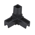 Conexão PVC 3 Saídas 20x20mm Preto