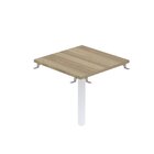 Conexão Quadrada 60x60x2,5cm Cqp25 Noce Naturale/branco