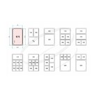 Conj 16 Cubas Gastronômicas Em Policarbonato Gn 1/6x65 Mm 1 L