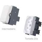 Conj 3 Interruptor Intermediário + Tomada 20a Margirius B3