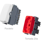 Conj 3 Interruptor Paralelo + 3 Tomada 20a Ver Margirius B3
