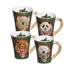Conj. 4 Caneca Christmas Bears