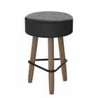 Conj. Mesa Gardênia 70cm Sweet Corn E 2 Banquetas Pretas