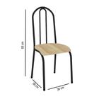 Conj. Mesa Miami 4 Cadeiras Alicante Pto Prata/nature Bege