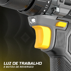 Conj. Parafusadeira E Furadeira 21v + Esmerilhadeira 21v Moto