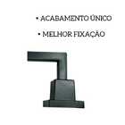 Conj Banho Duplo Quadrado Preto 600mm