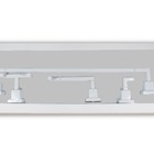 Conj Banho Simples Quad Branco 600mm