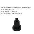 Conj Banho Simples Redondo Preto 500mm