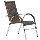 Conj Cadeira Area Externa Chuva Sol Resistente Trama Original