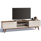 Conj Classic Painel Com Rack 2.2 Aparador E Buffet Off White