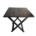 Conj De Mesa 4 Cadeiras Dobráveis Em Madeira Area Gourmet  Pr