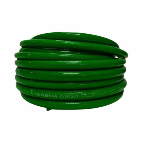 Conj Mangueira Garden Color 1/2x2mm Verde/amarela 20m - Nasha