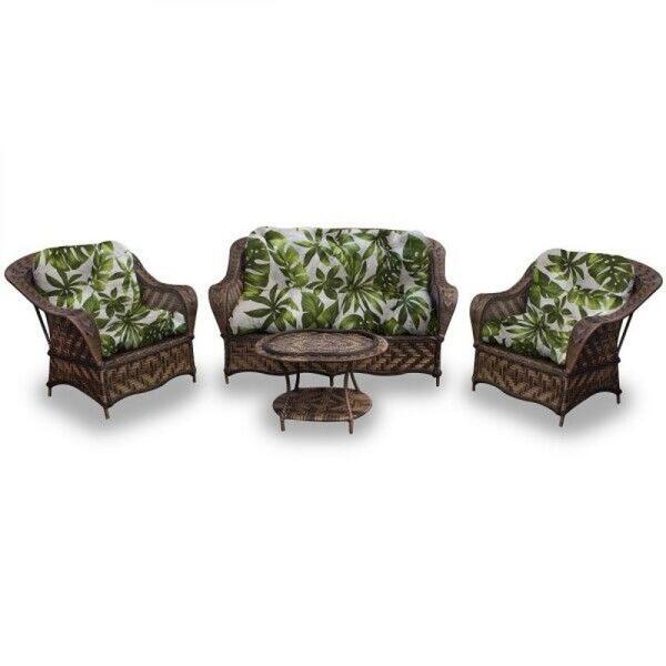 Conj Marco 1 Sofá 2 L 2 Polt 1 Mesa Centro Zimbros Verde