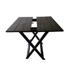 Conj Mesa 4 Cadeiras Dobráveis Em Madeira P/ Churrasqueira  P