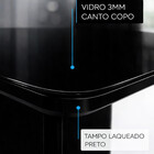 Conj Sala De Jantar Mesa Florença Madeira Maciça 160x90 Tampo