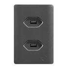 CONJ Tomadas USB 2A Com Pl 4x2DIC