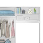 Conjugado Infantil Cristal Com Berço Cristal Branco Peternell