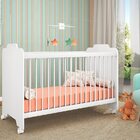 Conjugado Ternura Com Berço E Cômoda Branco Peternella Móveis