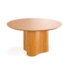 Conjunro Jantar Mesa Palmas Redonda C/ 6 Caderias Linha Alta